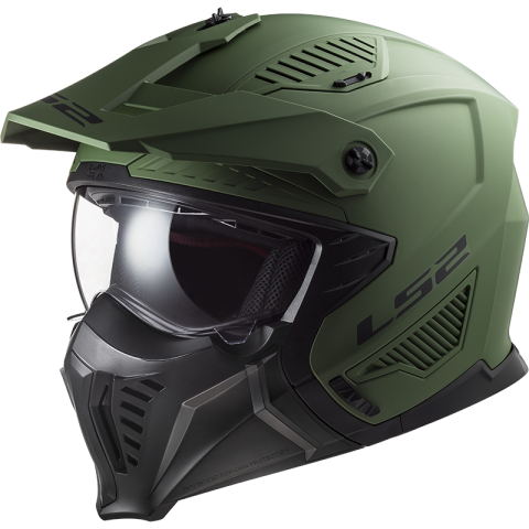 LS2 OF606 DRIFTER SOLID MATT MILITARY GREEN-06