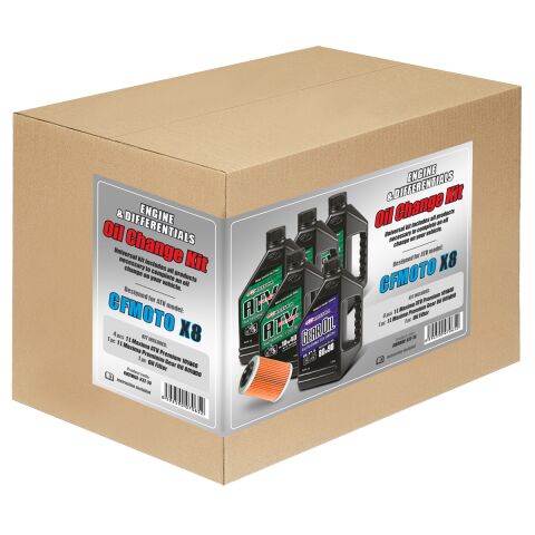 Oil change kit + diff. - CFMOTO X8