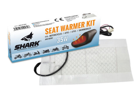 SHARK vyhřívání sedadla pro skútry/čtyřkolky/motocykly,12V ,35Watt, 19,5x39,5cm