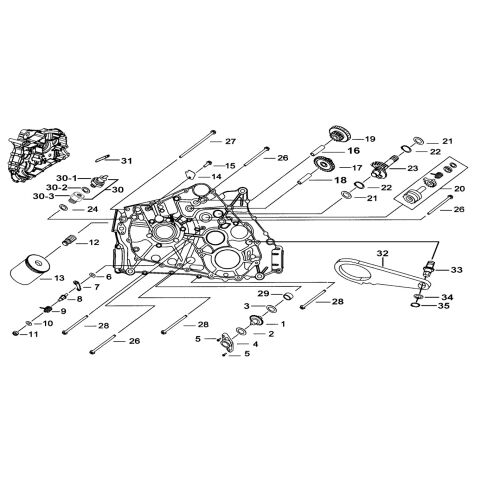 L CRANK CASE ( 1 )