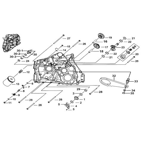 L CRANK CASE ( 1 )