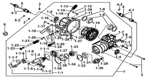 FRONT DIFFERENTIAL ASSY.
