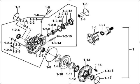 REAR DIFFERENTIAL ASSY.