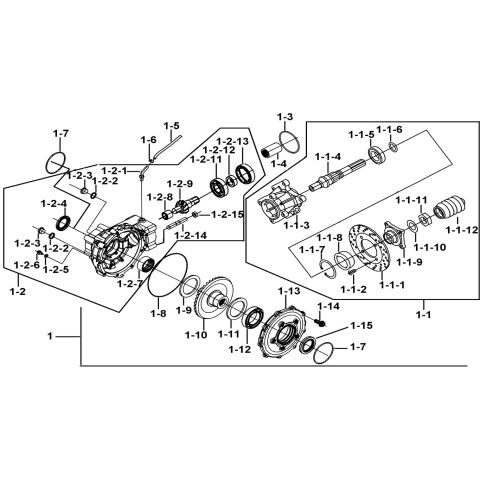 REAR DIFFERENTIAL ASSY.