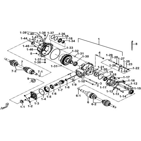 REAR DIFFERENTIAL ASSY.