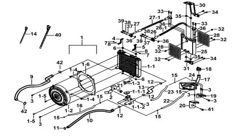 RADIATOR ASSY.、COOLING FAN