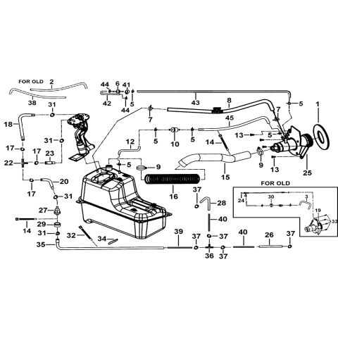 FUEL TANK ATTACHMENT