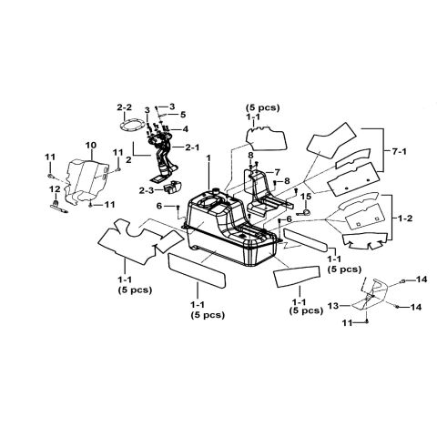 FUEL TANK & HEAT ISOLATOR