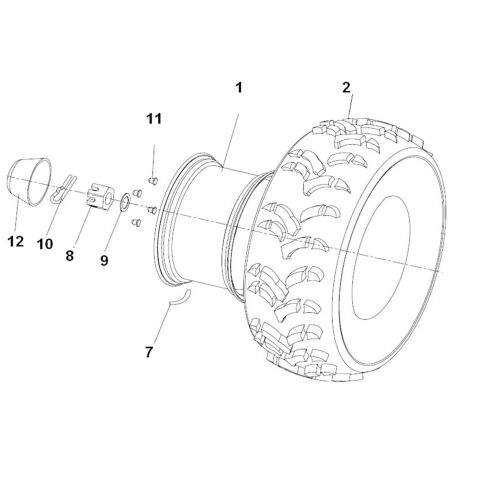 WHEEL FRONT (T3 EFI)