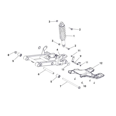 SHOCK ABSORBER REAR