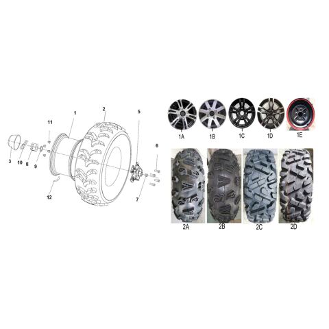WHEEL REAR (T3 EFI)