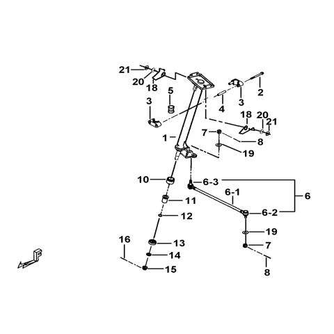 STEERING SHAFT(FOR W/O EPS)