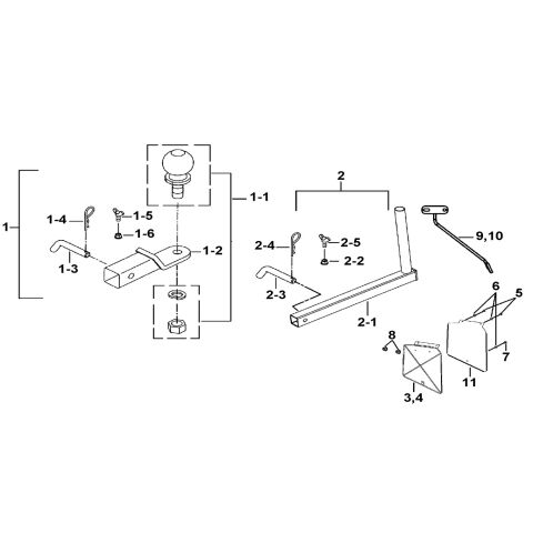 TRAILER HITCH ASSY.(OPTION)