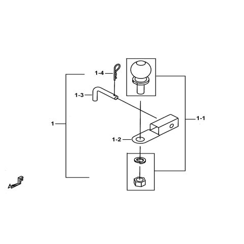 TRAILER HITCH ASSY.(OPTION)