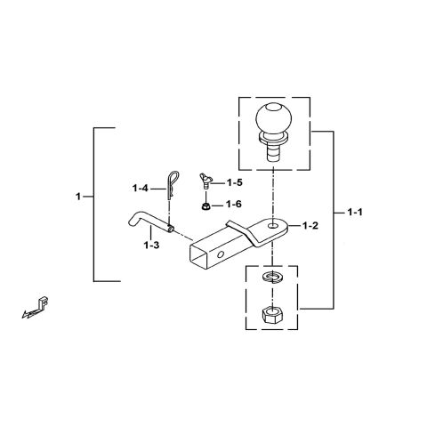 TRAILER HITCH ASSY.(OPTION)