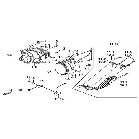 HEAD LAMP ASSY.