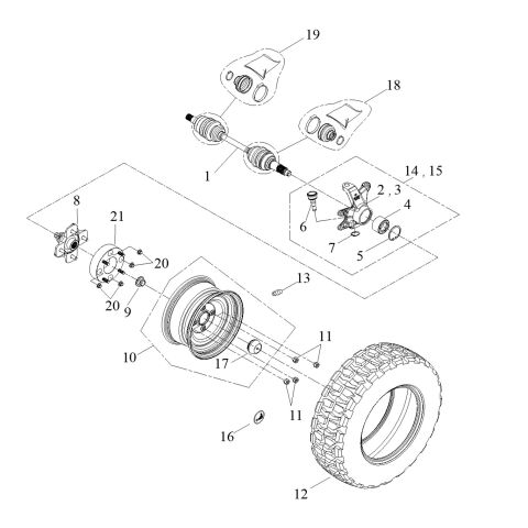 FRONT WHEEL