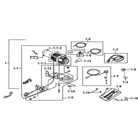 WINCH ASSY.(FOR TGB-CO)(OPTION)