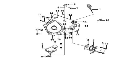 L CRANK CASE COVER(2)