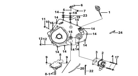 L CRANK CASE COVER(2)