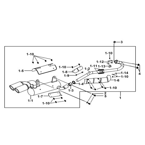 MUFFLER ASSY.(FOR 004918~006937)