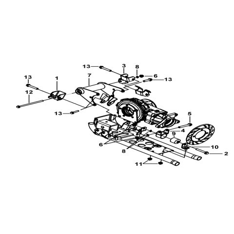 REAR DIFFERENTIAL BUFFER ACCESSORY(FOR 017739→)