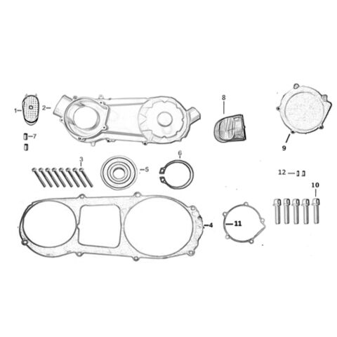 LEFT CRANKCASE COVER