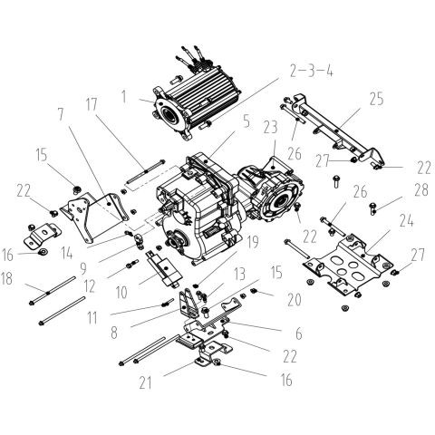 MOTOR  TRANSMISSION  INSTALLATION (FOR LH100DU)