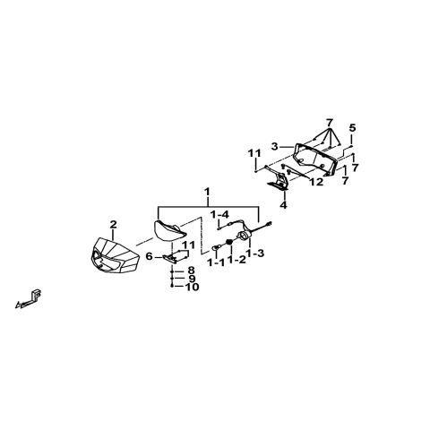 HEAD LAMP ASSY. #3(OPTION)