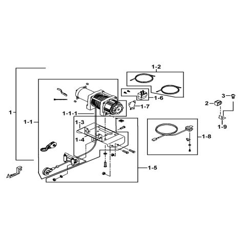 WINCH ASSY.(OPTION)