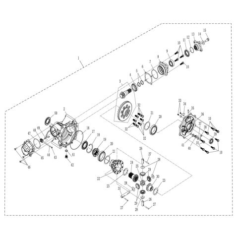 REAR AXLE ASSY
