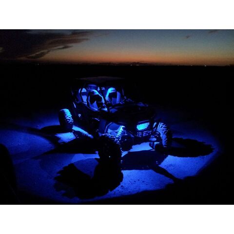SHARK LED Light, RGB, Multi-Color, Bluetooth Control, 4 pcs Set
