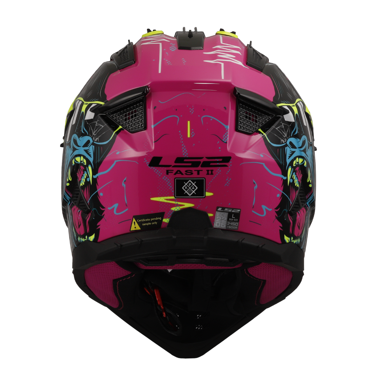 LS2 MX708 FAST II GORILLA PURPLE H-V YELLOW-06