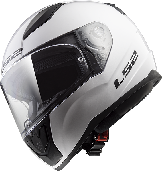 LS2 FF353 RAPID SINGLE MONO GLOSS WHITE XXL