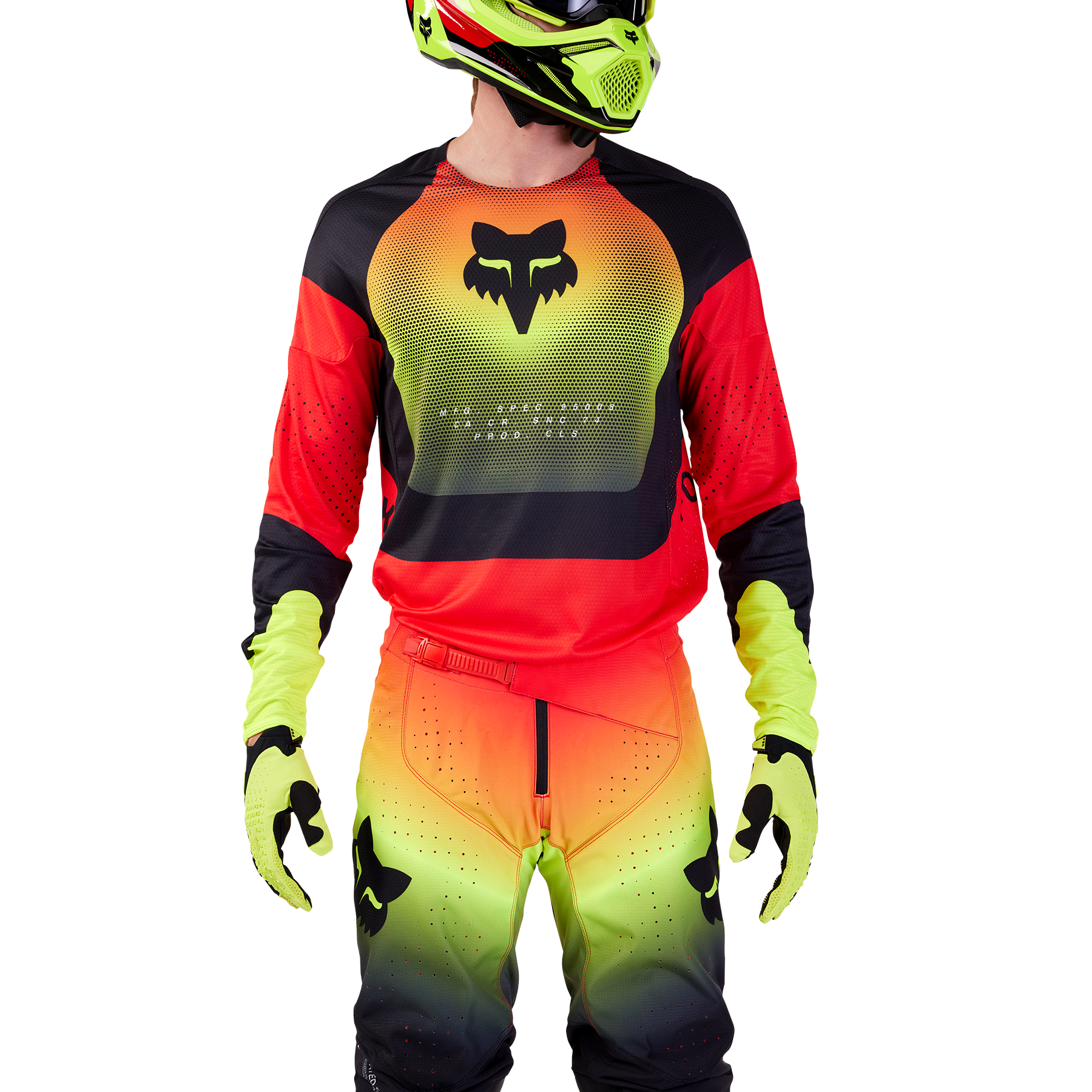 FOX 360 Revise Jersey - Red/Yellow MX24