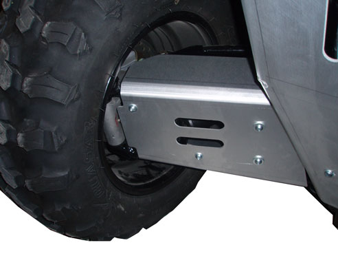 Ricochet ATV Polaris XP550/850 2009-19, Skidplate set with floorboard plates