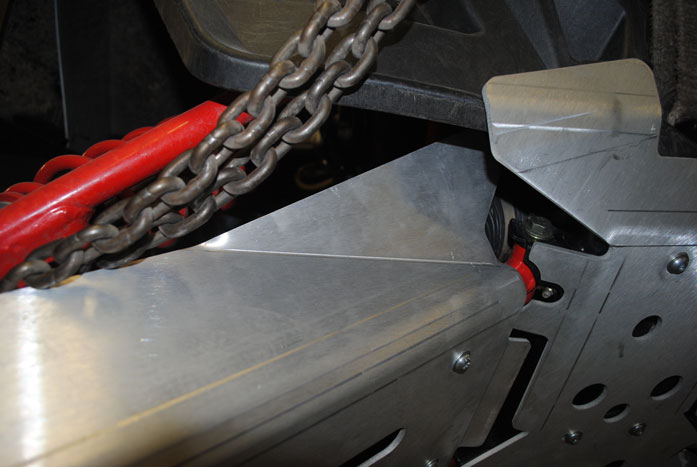 Ricochet ATV Polaris RZR 900 4 seat 2012-14, Skidplate Set