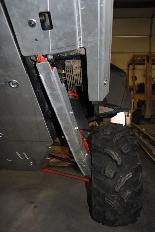 Ricochet ATV Polaris RZR 900 4 seat 2012-14, Skidplate Set