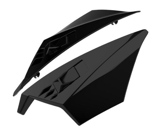 LS2 FF805 AIR VENT UPPER GLOSS BLACK