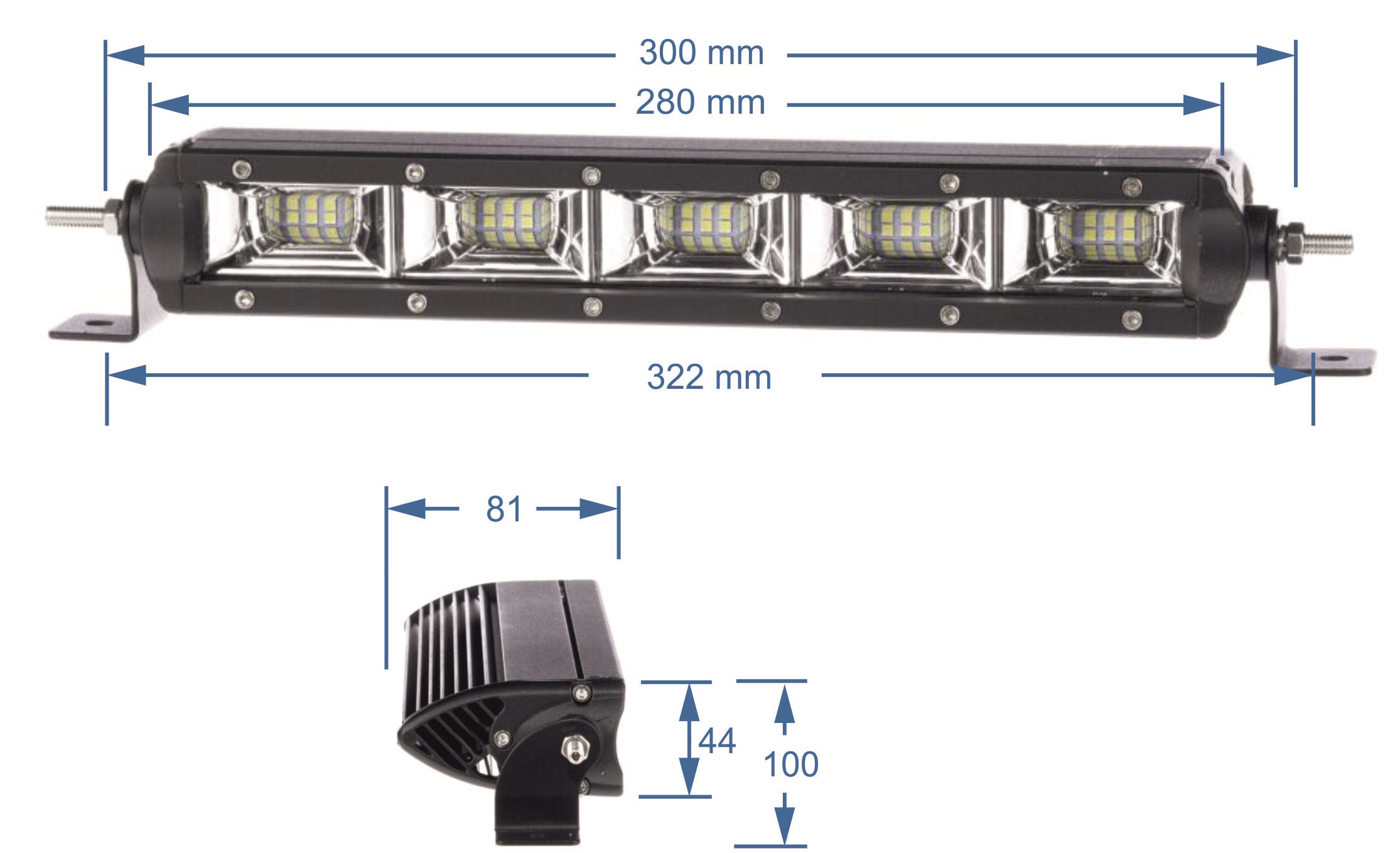 SHARK LED Light Bar 11", ETI LED, 50W