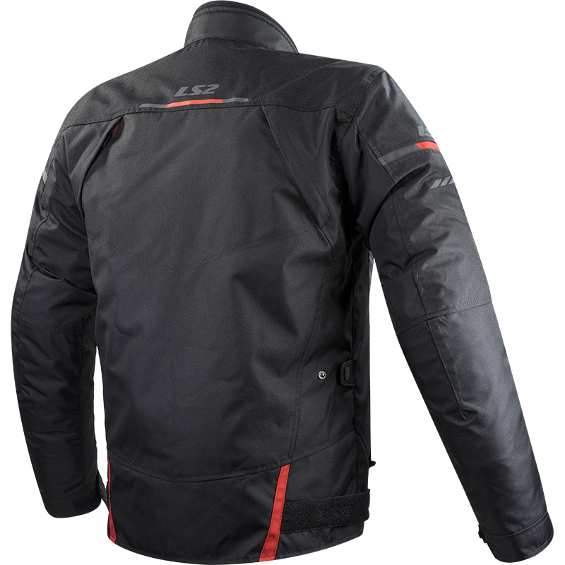 LS2 ENDURANCE MAN JACKET BLACK RED XXL