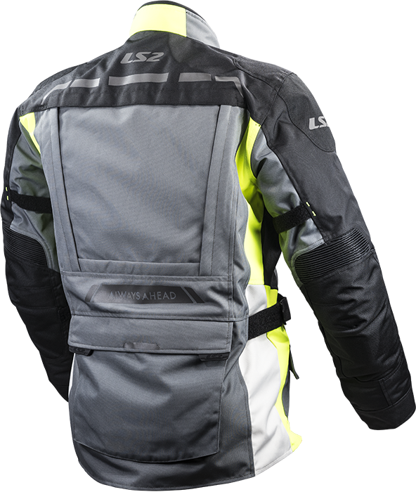 LS2 LANCE MAN JACKET GREY BLACK YELLOW 4XL