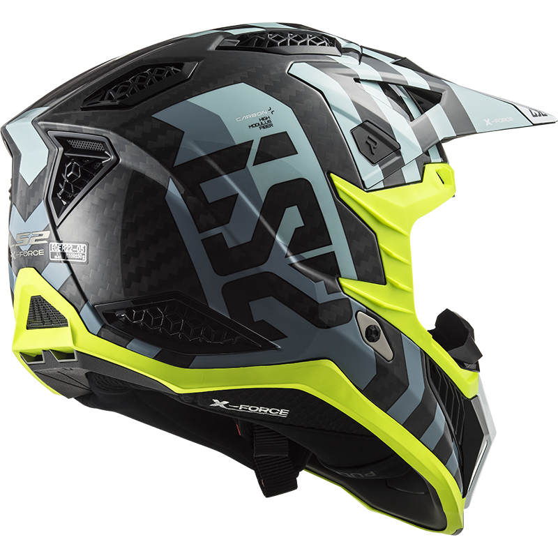 LS2 MX703 C X-FORCE BARRIER SKY BLUE-06 L