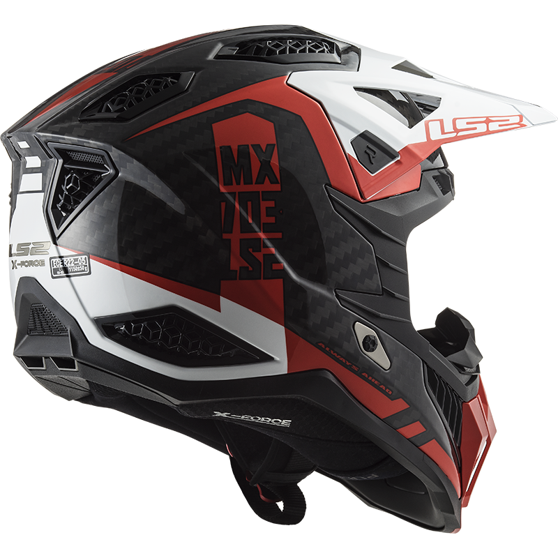 LS2 MX703 C X-FORCE VICTORY RED WHITE-06 XL
