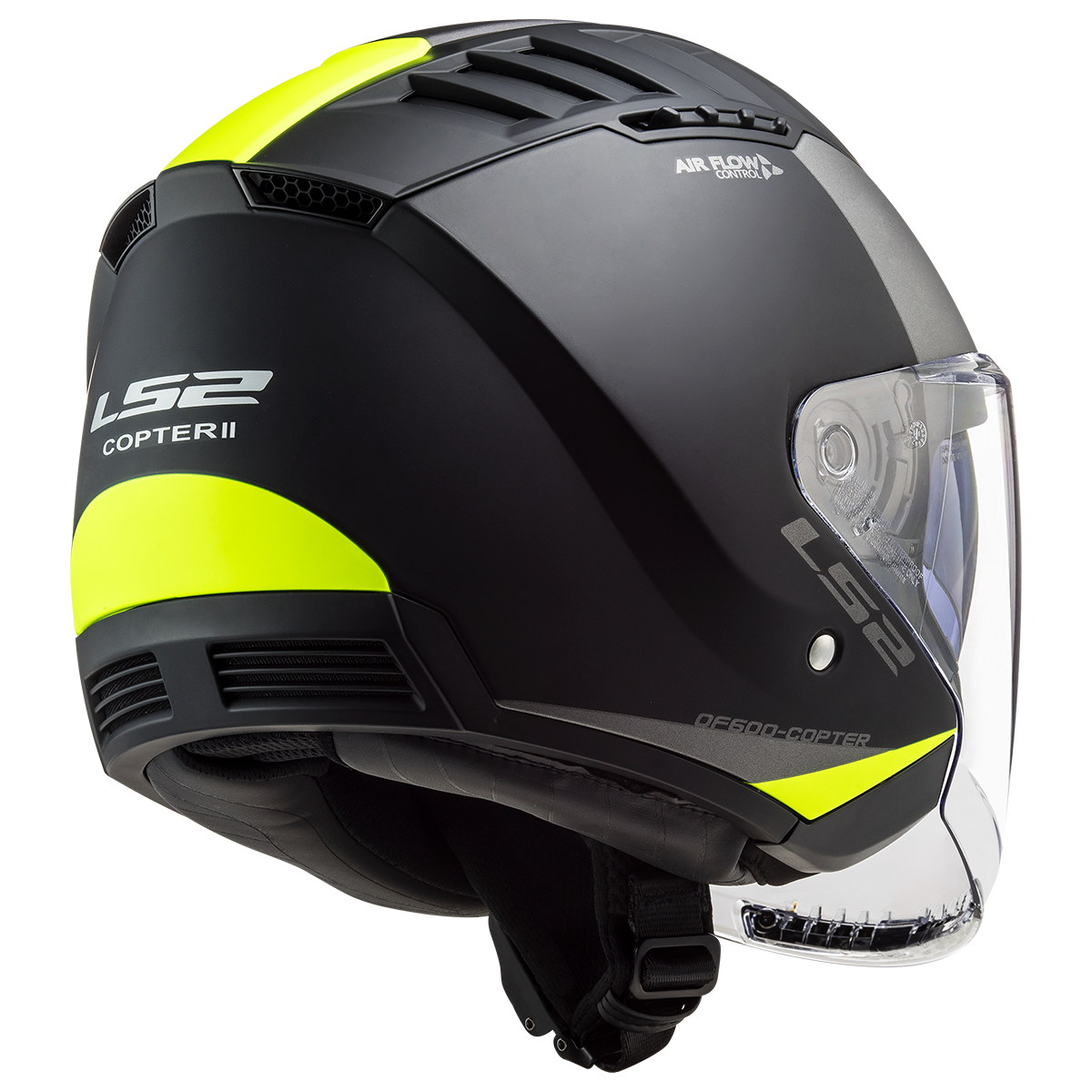 LS2 OF600 COPTER II URBANE M.BLACK H-V YELLOW-06 S