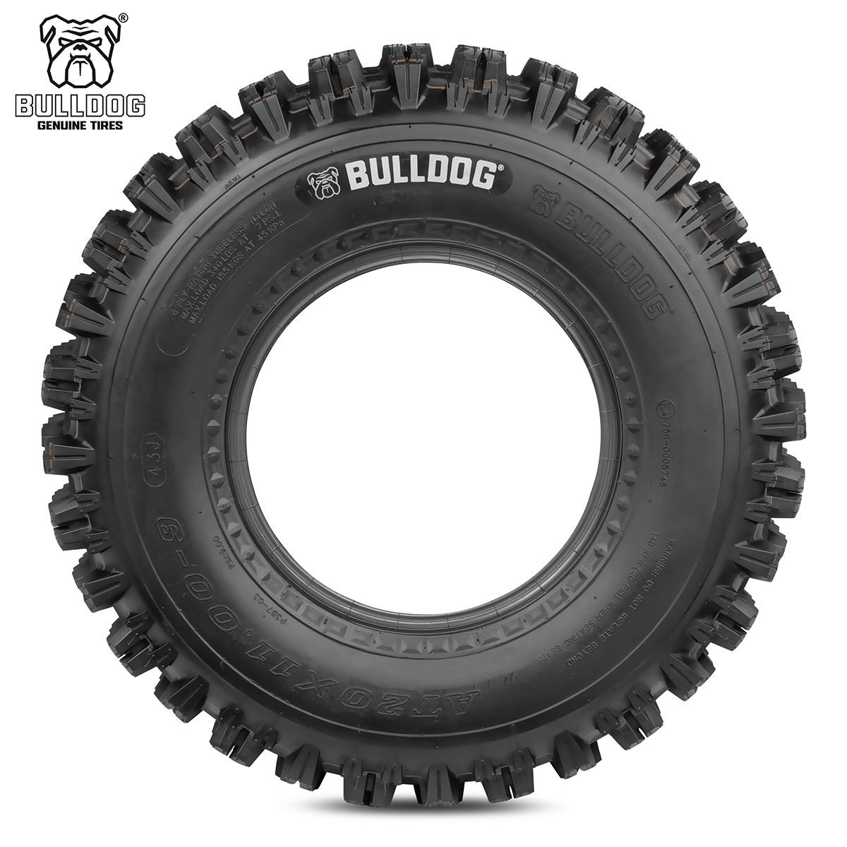 BULLDOG TIRES B357, 20x11-9 (43J)
