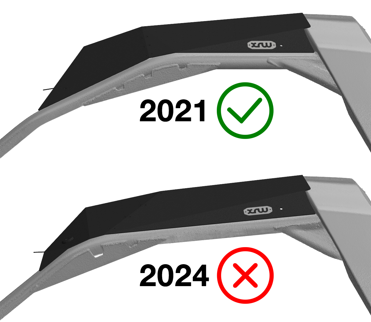 XRW ROOF ALU BLACK - SEGWAY VILLAIN SX10 (2021-2023)
