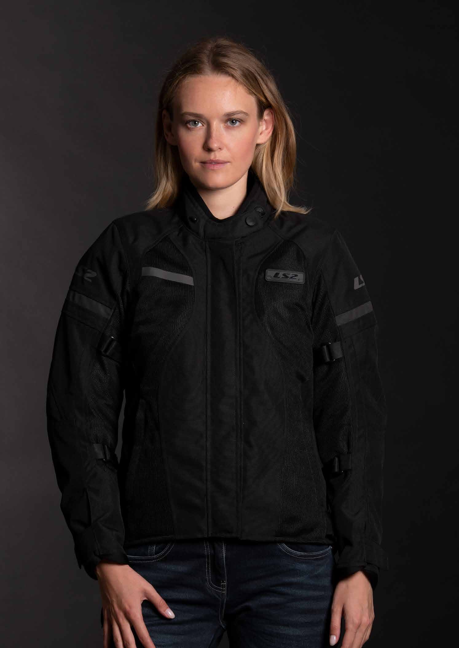 LS2 DART LADY JACKET BLACK L