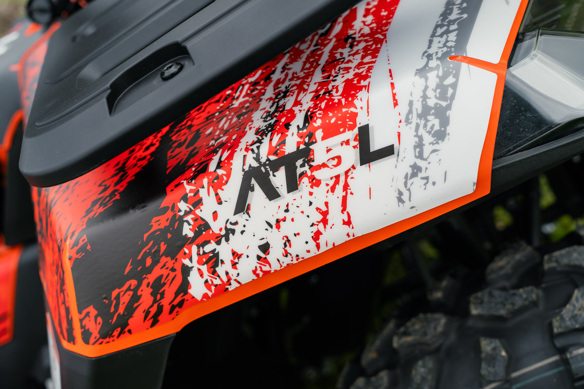 GRAPHIC STICKER KIT for Segway AT5-L orange