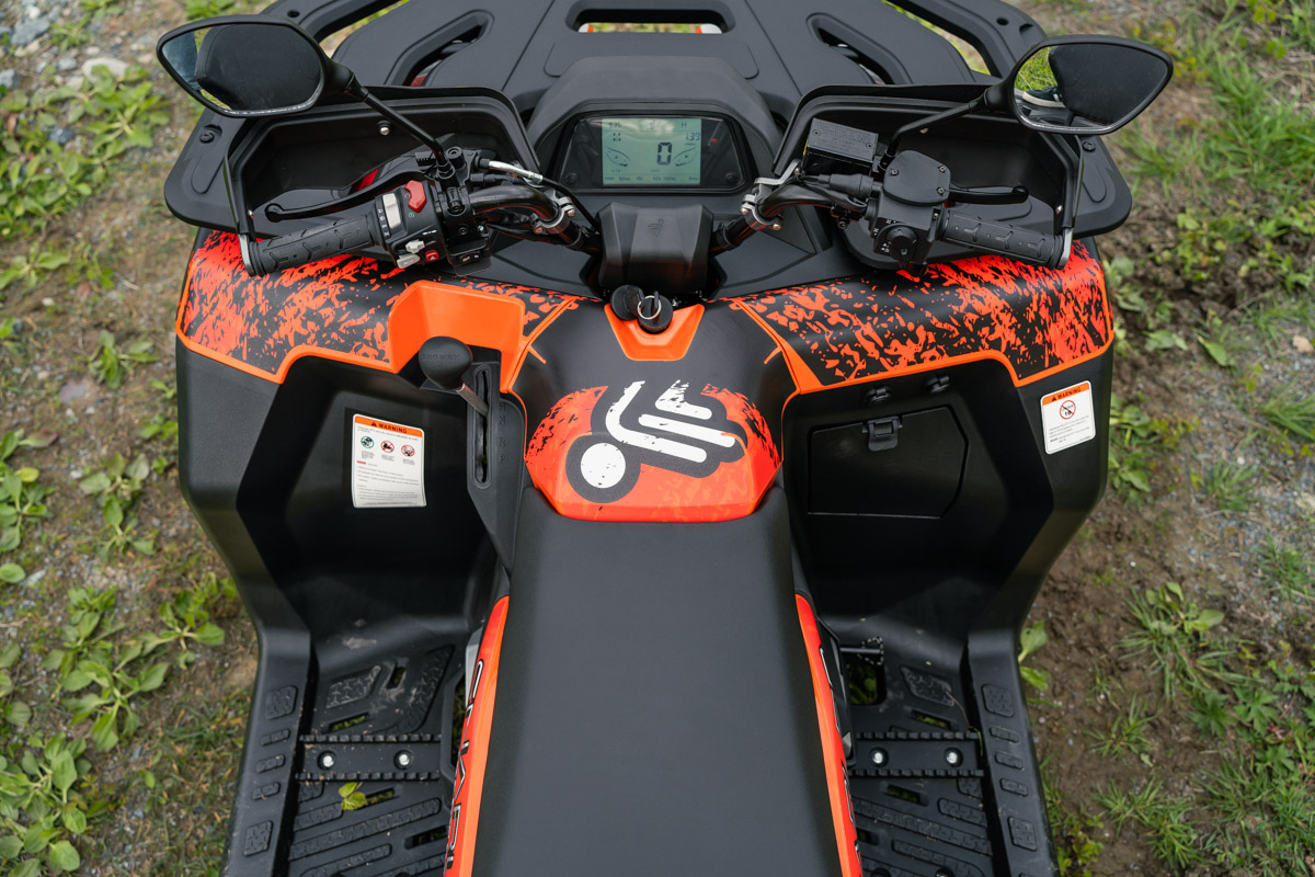 GRAPHIC STICKER KIT for Segway AT5-L orange